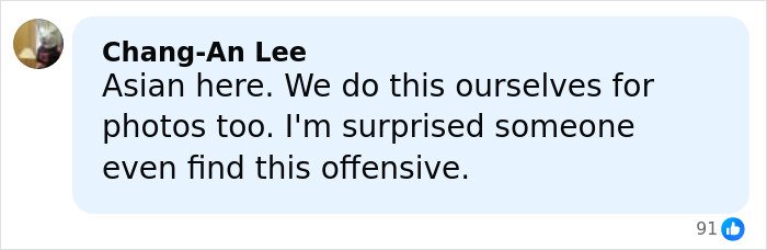 Comment by Chang-An Lee discussing the incident involving Miss Finland losing her crown after a racist gesture backlash.