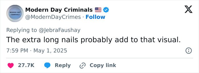 Screenshot of a Twitter reply discussing Cynthia Erivo's oddly large hands and their visual impact on her appearance.