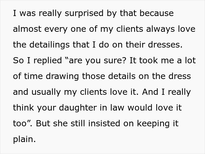 MIL’s plan to make bride look ugly in wedding illustration fails as artist notices and reacts.