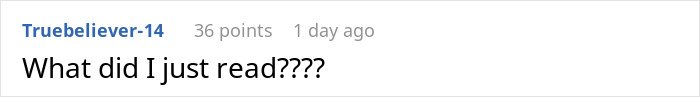Screenshot of an online comment reacting with confusion to a story about MIL’s plan to make bride look ugly in wedding illustration.