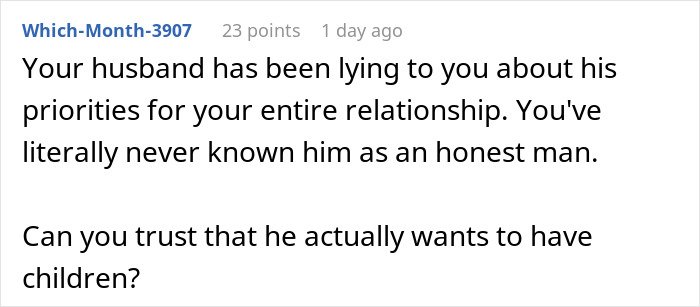 Woman upset with husband after exposing his lie risking their future child's health and trust in the relationship