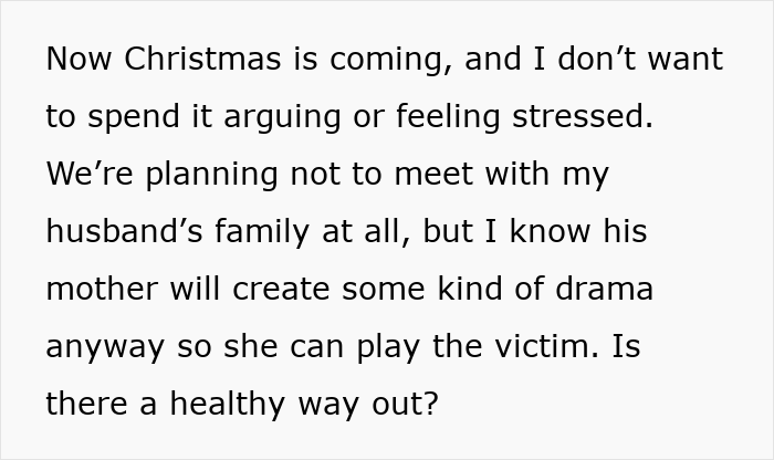 Text about MIL declaring evil has moved into family after DIL’s premature birth and refusing to believe it causing family drama.