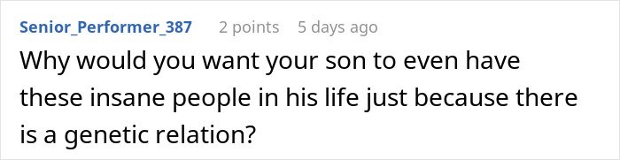 Comment on family conflict over premature birth, expressing disbelief and tension between MIL and DIL in a heated discussion.