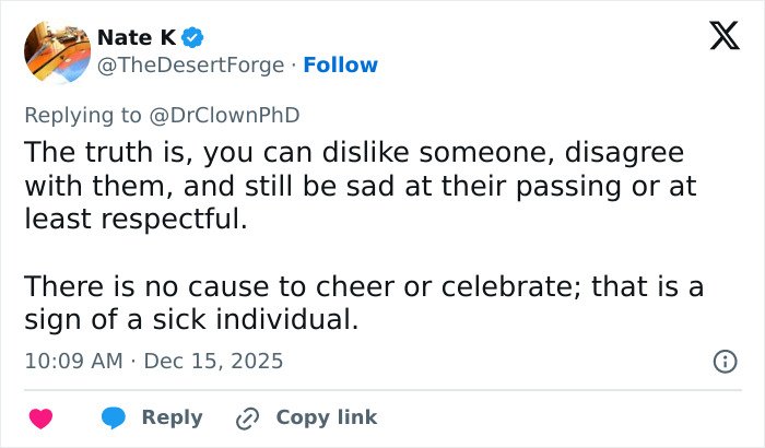 Tweet discussing the call out of MAGA hypocrisy related to Rob Reiner's slaying compared to Charlie Kirk reactions.