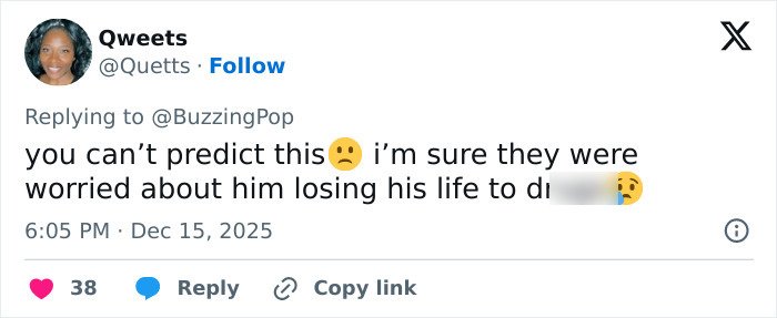 Tweet by user Qweets reacting to concerns about Rob Reiner and son Nick fighting at Conan O’Brien’s Christmas party before fatal incident.