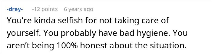 Alt text: Online comment criticizing boyfriend demanding girlfriend to laser off all body hair causing backlash on social media.