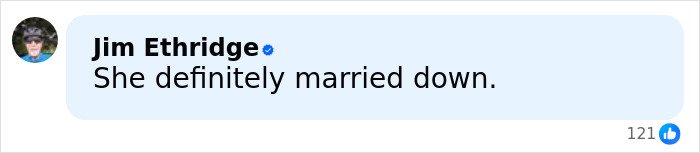 Screenshot of a social media comment reacting to JD Vance’s wife Usha amid public speculation on their marriage.