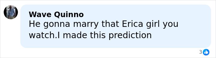 Alt text: Social media comment predicting marriage amid speculation about JD Vance and Usha’s relationship.