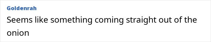 Comment text on white background, mentioning something resembling a satirical news site, related to Lithuania lawmaker’s cat consent and broadcaster firing.