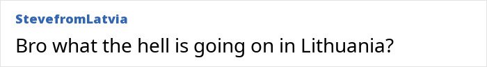 Comment questioning the situation in Lithuania amid talks about lawmaker’s cat consent law affecting national broadcaster head.