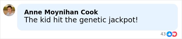 Comment saying the kid hit the genetic jackpot reacting to Heidi Klum Sparks Outrage with Elle cover alongside son.