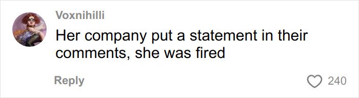Comment on social media about a Karen on a drunken rampage, later revealed as a glamorous tech executive.