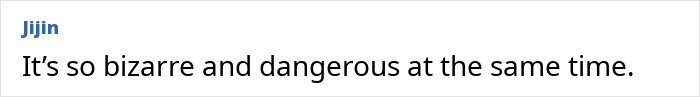Screenshot of a user comment expressing concerns about a website offering intimate encounters with Koreans.
