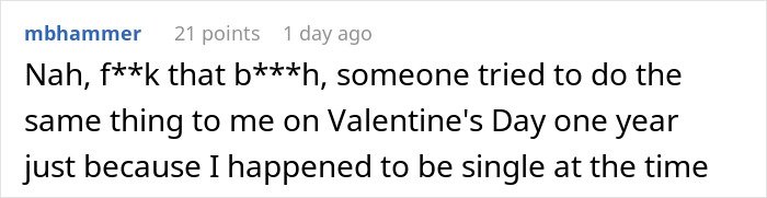 Comment discussing entitlement to a day off on Christmas, highlighting frustration about holiday expectations and kids.