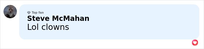 Commenter Steve McMahan labeled others as clowns in a social media comment thread about a Coldplay Kiss Cam incident.
