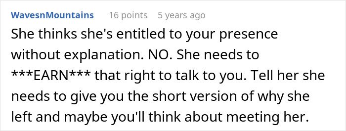 Comment text on a social platform discussing a man left without closure after fianc&eacute; disappears before wedding.