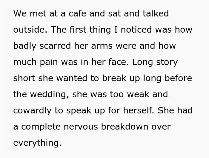 Man left without closure after fianc&eacute; disappears before wedding shares emotional story about her breakdown and pain.