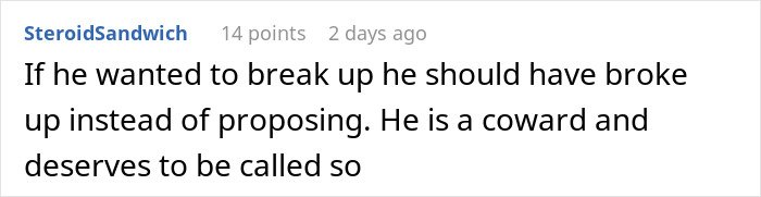 Text post showing a comment about a fiancé complaining about appearance and worries over wedding photos.