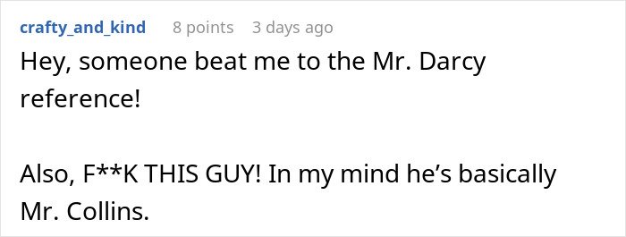 Screenshot of a social media comment expressing frustration about a fiancé’s secret texts complaining about appearance.