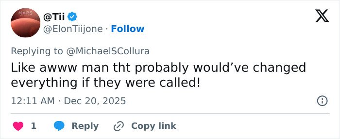Screenshot of a Twitter reply mentioning a 911 call during Nick Reiner’s explosive fight that scared party guests.