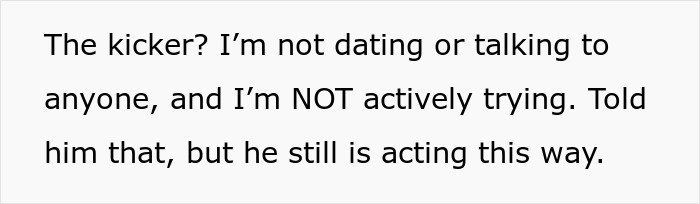 Text excerpt discussing a man pushing for open marriage and dealing with feelings of insecurity and challenges.