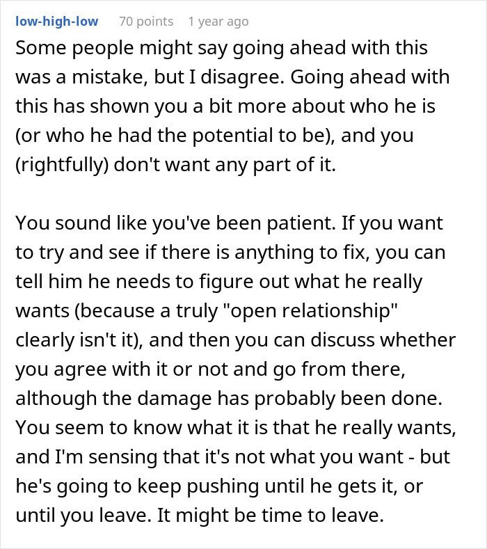 Man discussing challenges of an open marriage, feeling insecure and overwhelmed by the relationship changes.