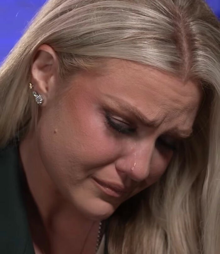 Erika Kirk showing emotion during TPUSA event, capturing the greatest Freudian slip moment going viral online.
