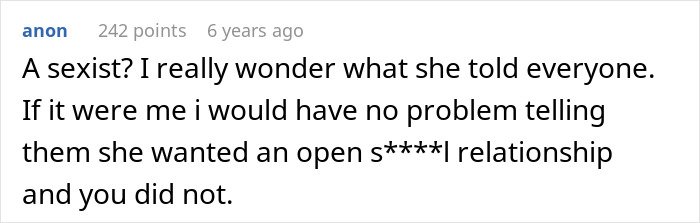 Screenshot of an online comment discussing a fianc&eacute;e&rsquo;s unexpected request causing the man to rethink their relationship.