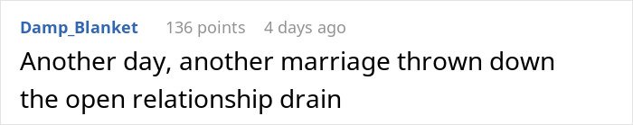 Screenshot of an online comment discussing a man rethinking his wedding after his fianc&eacute;e&rsquo;s unexpected request months before the event.