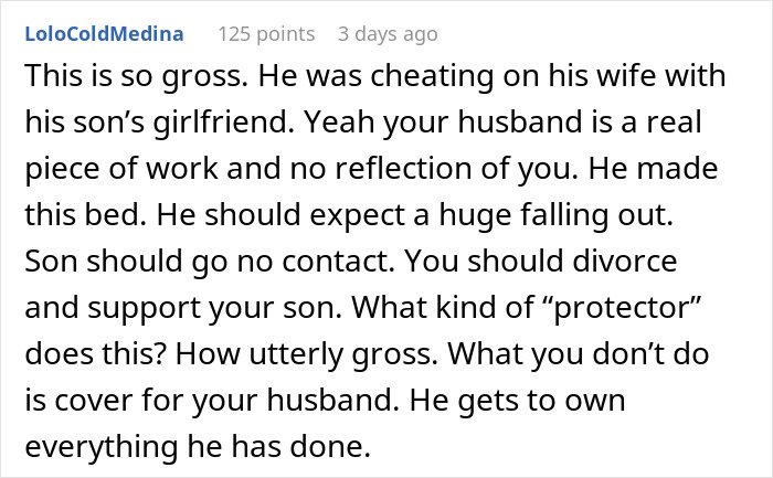 Man confused about affair partner&rsquo;s baby being his child or grandchild as she&rsquo;s his son&rsquo;s recent ex.