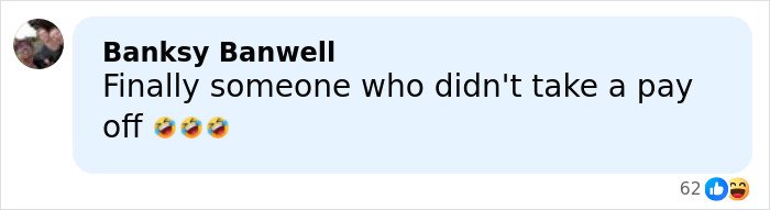 Comment from Banksy Banwell reacting with laughing emojis to a post about Jake Paul's broken jaw becoming the internet's latest punchline.