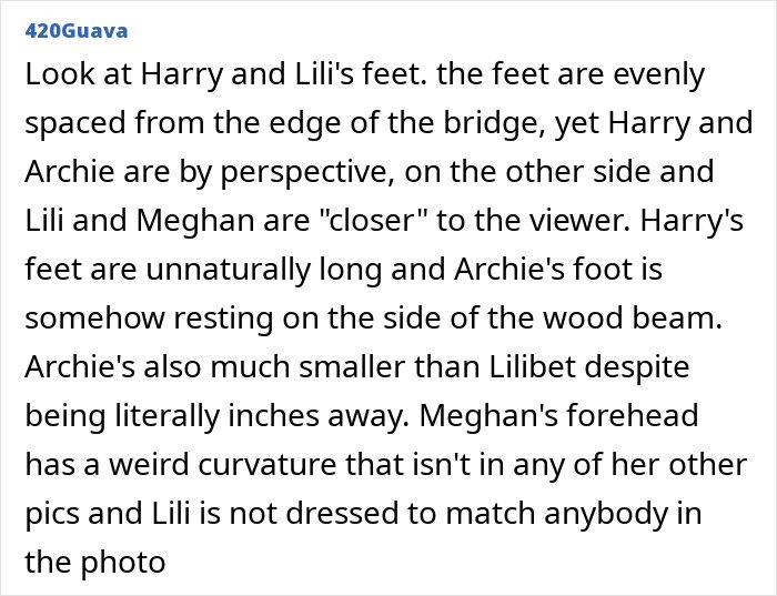 Prince Harry and Meghan Markle holiday snap criticized for manipulation after fans spot odd photo details.