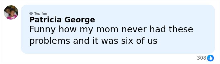 Comment on social media post by top fan Patricia George discussing family issues related to Kim Kardashian's Christmas card failure.