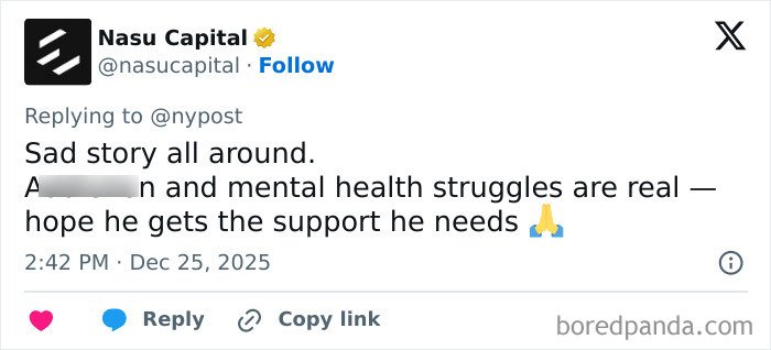 Tweet discussing dad of Nickelodeon star Tylor Chase, highlighting struggles with homelessness and sad health update.
