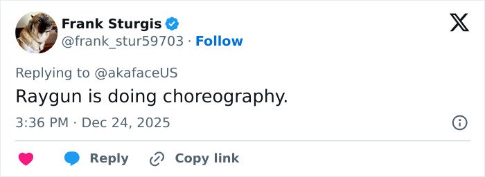 Twitter screenshot showing a user commenting on Machine Gun Kelly's boy band dancing choreography going viral.