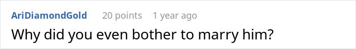 Screenshot of an online comment discussing a mother-in-law wearing a white dress at her son’s wedding and bride’s reaction.