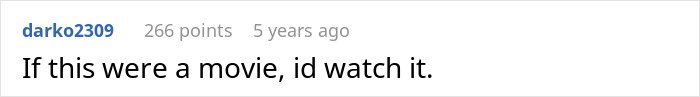 Screenshot of a Reddit comment saying If this were a movie, id watch it. about woman letting nephew call her mom.