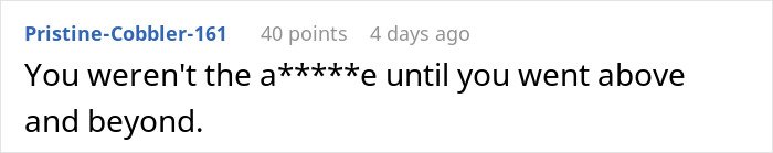 Comment text humorously discussing a guy going above and beyond for his ex, with confusion about current partner’s feelings.