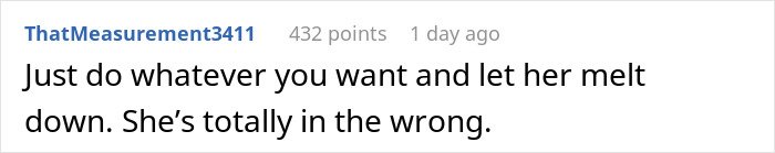 Screenshot of a Reddit comment about a person refusing to follow roommate’s strict vegan rules in a shared kitchen.