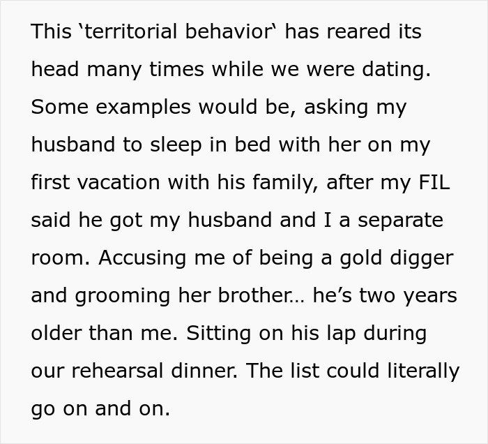 Text describing a woman hospitalized after family’s intervention over her obsession with her brother revealing uncomfortable truth.