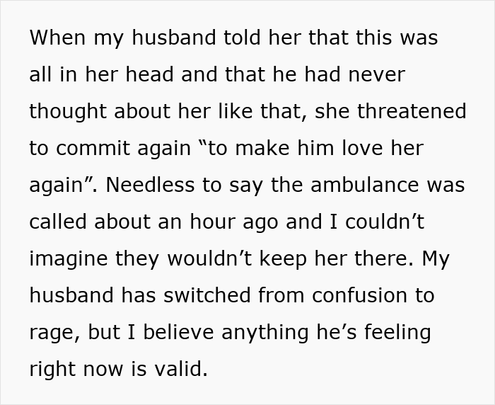 ALT text: Woman hospitalized after family intervention reveals uncomfortable truth about her obsession with brother and mental health struggles.