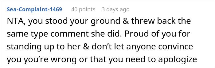 Screenshot of an online comment discussing family intervention and a woman hospitalized related to obsession with her brother.