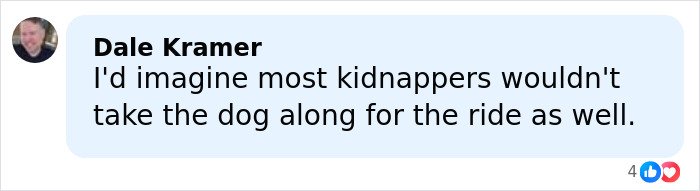 Man discussing heroic Texas dad rescuing kidnapped daughter by tracking phone in a Facebook comment on Christmas.