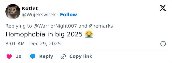 Tweet from user Kotlet reacting with a crying emoji about Stranger Things 5 receiving comically bad online reviews.