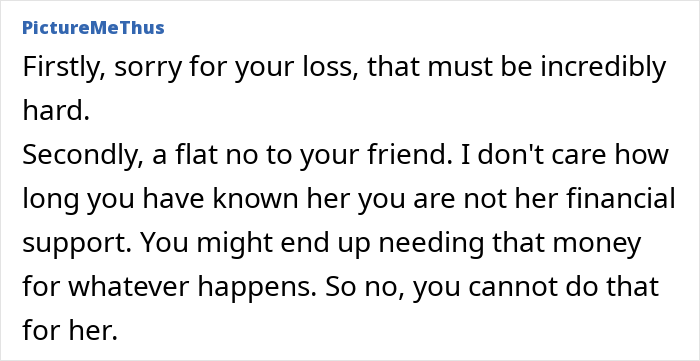 Text message conversation showing a woman expressing sadness over ending a 22-year-long friendship after an unhinged request.