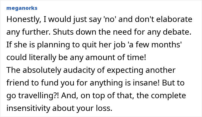 Text post showing a woman sad about ending a 22-year-long friendship after an unhinged request from her friend.