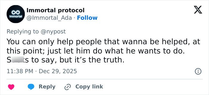 Tweet discussing Tylor Chase’s hospitalization situation, highlighting a friend’s revealing statement.