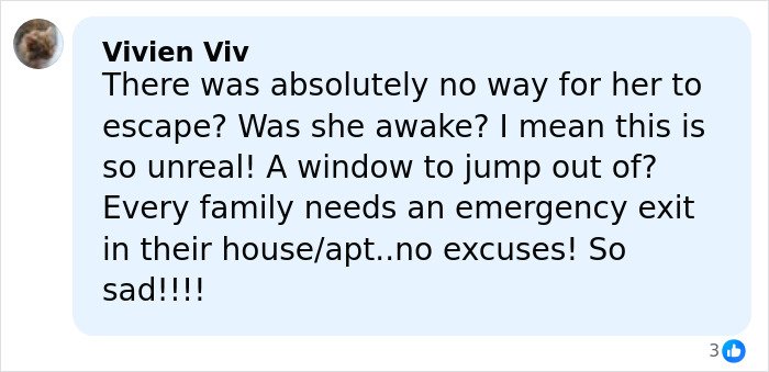 Comment expressing grief and shock over sorority girl’s tragic Christmas Eve accident at family’s mansion.