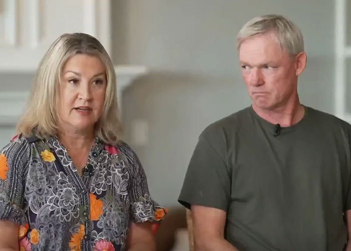 Two adults seated indoors, discussing concerns related to ChatGPT and expert criticism after teenager tragedy.