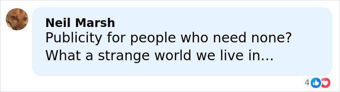 Comment from Neil Marsh expressing skepticism about publicity for those who do not need it, relating to PR gurus cutting ties with Prince Harry and Meghan Markle.